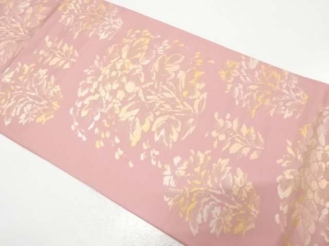Antique Woven pouch obi with floral chintz pattern (Material)